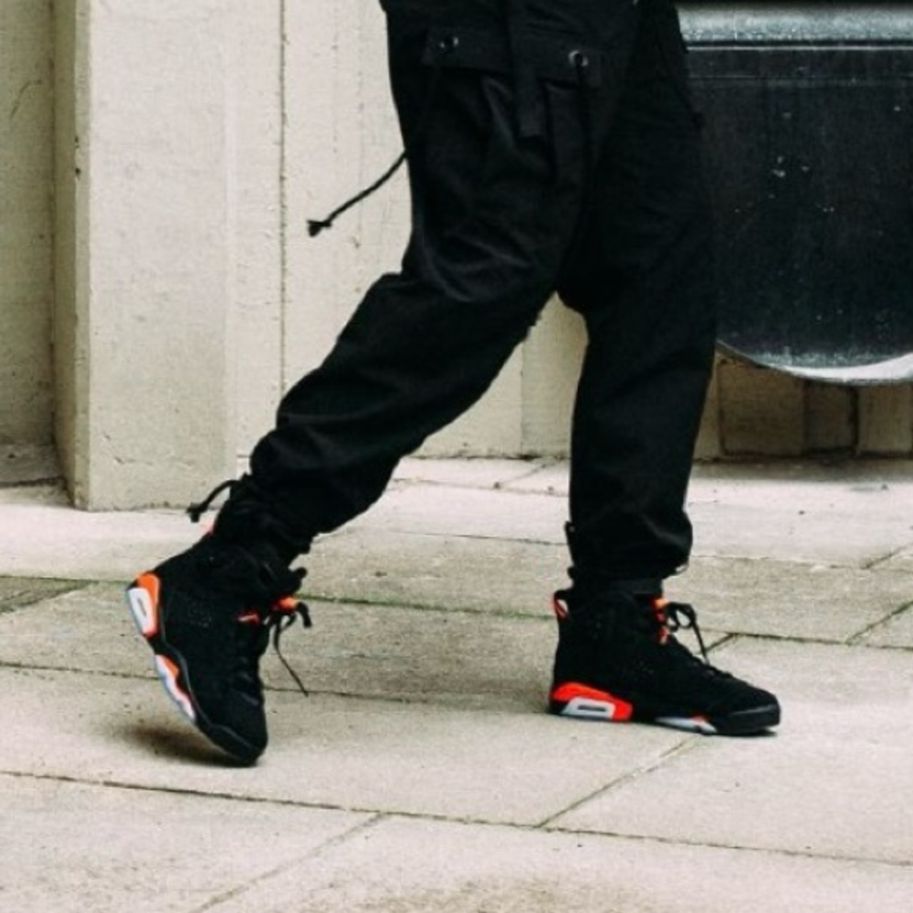Jordan 6s infrared basketball sneakers